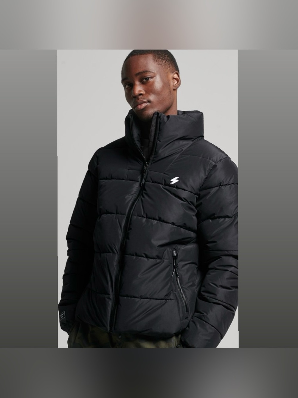 Men’s Non Hooded Superdry Sports Puffer Jacket